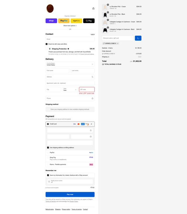Guest In Residence checkout page showing Guest In Residence promo code box | Screenshot taken by SimplyCodes community member on Sep 2, 2025