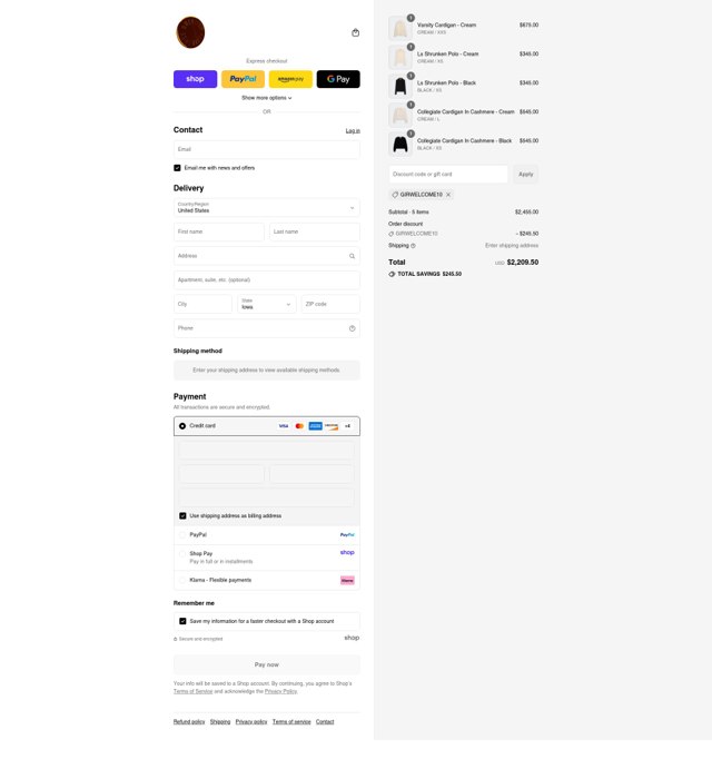 Guest In Residence checkout page showing Guest In Residence promo code box | Screenshot taken by SimplyCodes community member on Aug 29, 2025