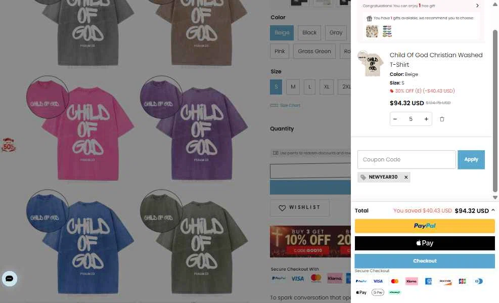 GuidingCross checkout page showing GuidingCross promo code box | Screenshot taken by SimplyCodes community member on Jan 2, 2026