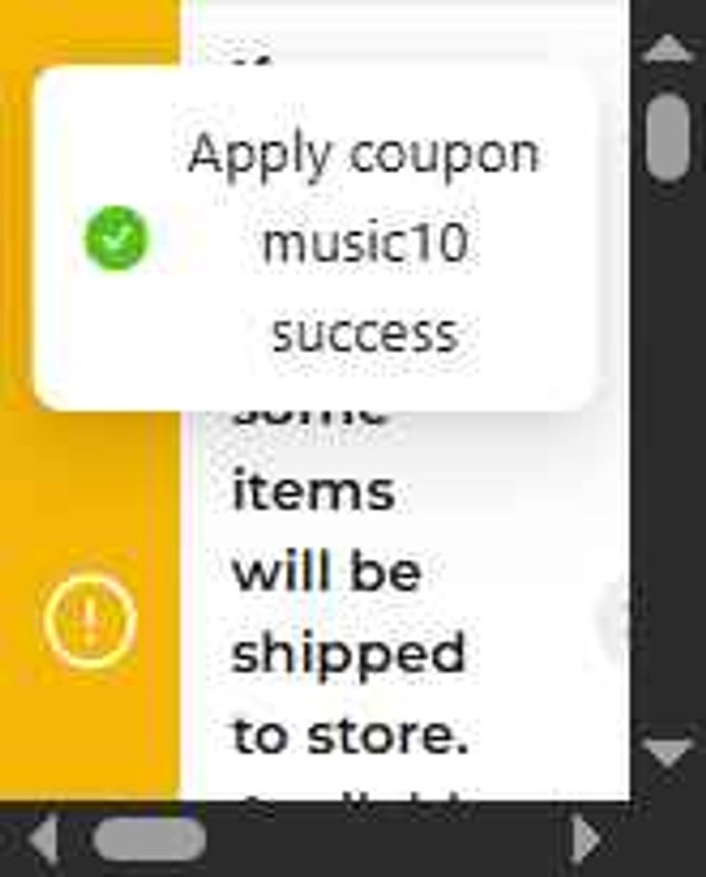 Guitar Center checkout page showing Guitar Center coupon code box | Screenshot taken by SimplyCodes community member on Aug 27, 2025