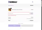 Gumball coupon verification screenshot