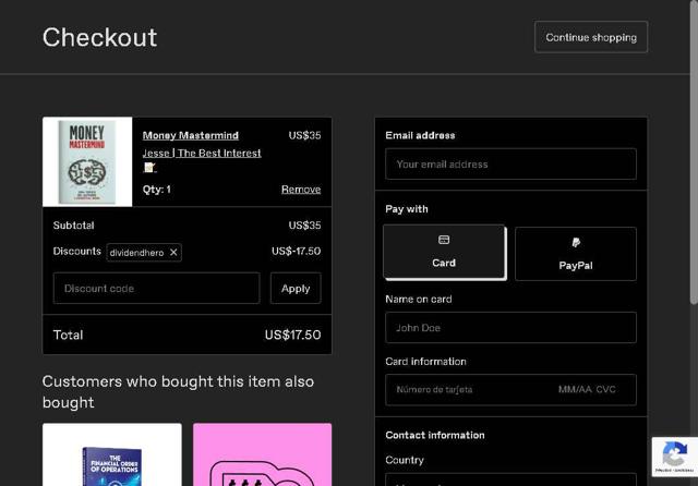 Gumroad checkout page showing Gumroad discount code box | Screenshot taken by SimplyCodes community member on Sep 7, 2025