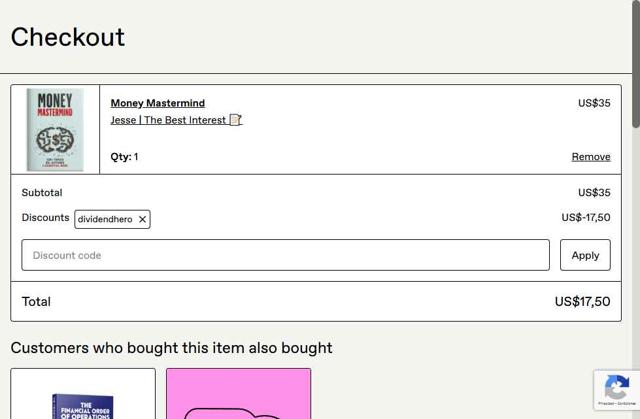 Gumroad checkout page showing Gumroad discount code box | Screenshot taken by SimplyCodes community member on Sep 9, 2025