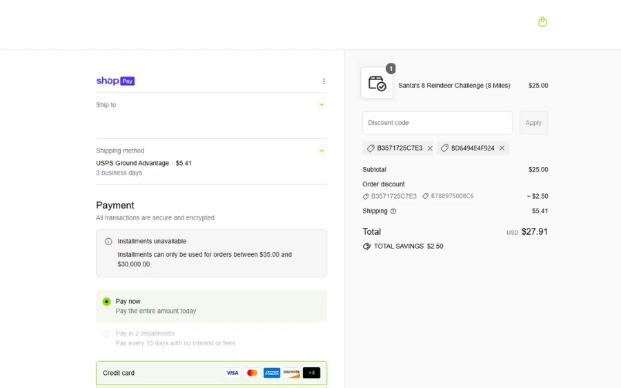 Guyker discount code screenshot showing code flashdealprize applied at Guyker checkout page. Uploaded by SimplyCodes community member BudgetLynx3585 on Feb 6, 2026