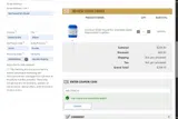 WELCOME10 coupon verification screenshot