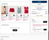 Gymboree coupon verification screenshot