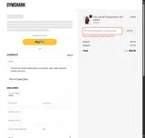 Gymshark ROW coupon verification screenshot