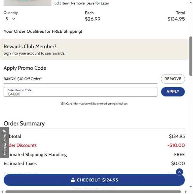 Haband checkout page showing Haband promo code box | Screenshot taken by SimplyCodes community member on May 3, 2025