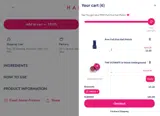 Habit Cosmetics coupon verification screenshot