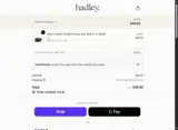 hadley coupon verification screenshot