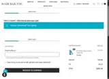 Hair Bar NYC coupon verification screenshot