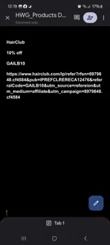 GAILB10 coupon verification screenshot