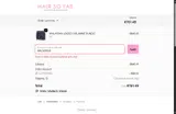 Hair So Fab coupon verification screenshot