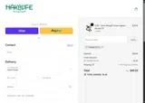 Haka Life Nutrition coupon verification screenshot