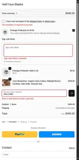 WELCOME coupon verification screenshot