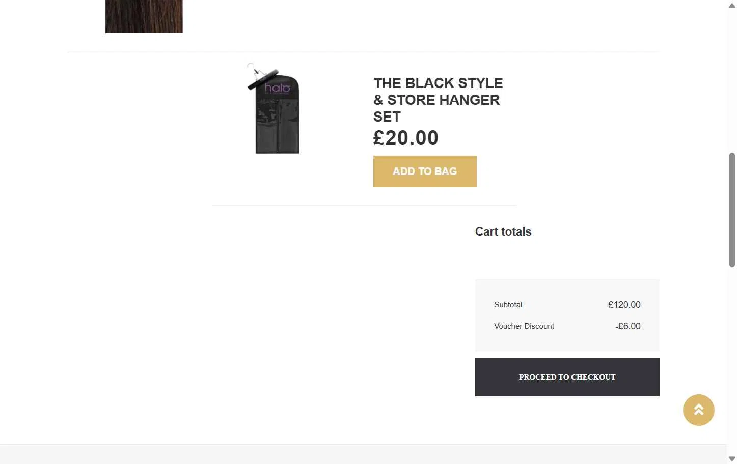 Halo Hair Extensions checkout page showing Halo Hair Extensions promo code box | Screenshot taken by SimplyCodes community member on Nov 28, 2025