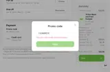 CLEANING10 coupon verification screenshot