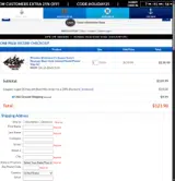 Handcrafted Model Ships coupon verification screenshot