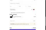 WELCOME10 coupon verification screenshot