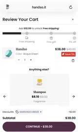 MARIANUCUBIDZE coupon verification screenshot