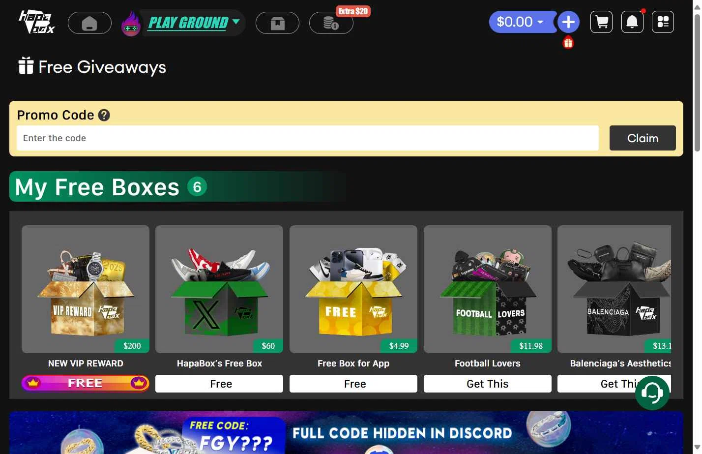 Hapa Box checkout page showing Hapa Box promo code box | Screenshot taken by SimplyCodes community member on Aug 28, 2025