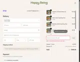 HAPPY15 coupon verification screenshot