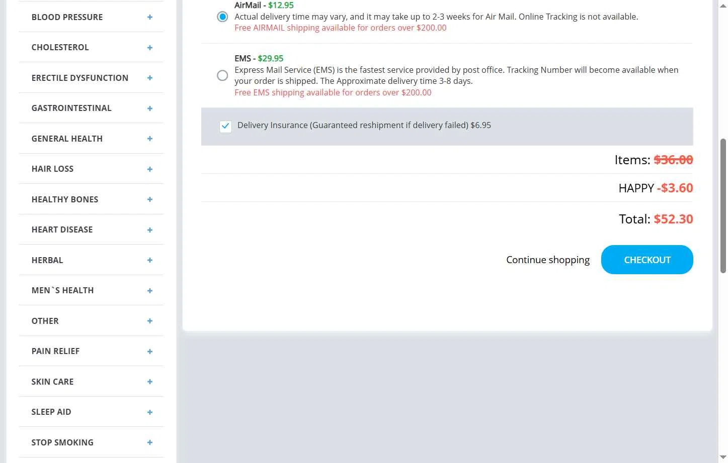 Happy Family Store checkout page showing Happy Family Store coupon code box | Screenshot taken by SimplyCodes community member on Nov 14, 2025