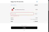 Happy Fruit coupon verification screenshot