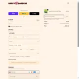 Happy Gardens coupon verification screenshot