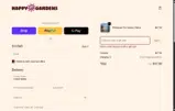 Happy Gardens coupon verification screenshot