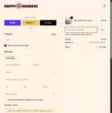 Happy Gardens coupon verification screenshot