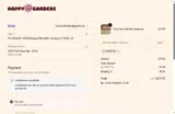 Happy Gardens coupon verification screenshot