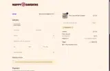 Happy Gardens coupon verification screenshot