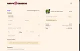 Happy Gardens coupon verification screenshot