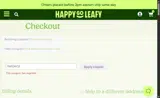 Happy Go Leafy coupon verification screenshot