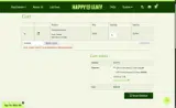 Happy Go Leafy coupon verification screenshot