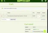 Happy Go Leafy coupon verification screenshot