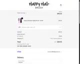 Happy Hair Brush coupon verification screenshot