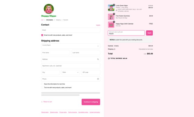 Happy Hippo Discount Codes (9 Verified) - 25% Off May 2025