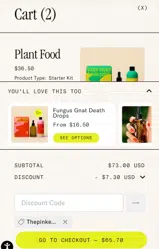 THEPINKENVELOPE coupon verification screenshot