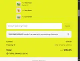 THEPINKENVELOPE coupon verification screenshot
