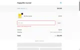 The HappyMe Journal coupon verification screenshot