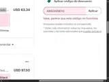 AWEEKEND10 coupon verification screenshot