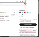 AWEEKEND10 coupon verification screenshot