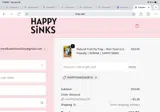HAPPYSINKSSAVE10 coupon verification screenshot