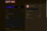 Happy Wolf coupon verification screenshot