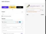 Harbor and Sprout coupon verification screenshot