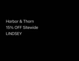 Harbor & Thorne coupon verification screenshot