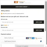 MDC1 coupon verification screenshot