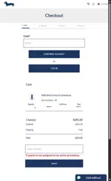 THANKYOU10 coupon verification screenshot